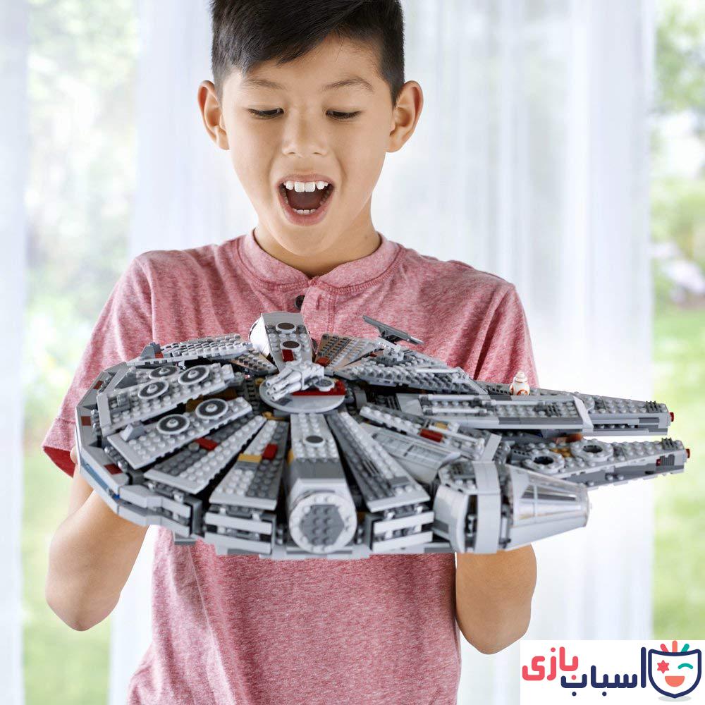 Alternative view of لگو سفینه ملینیوم فالکون 19020