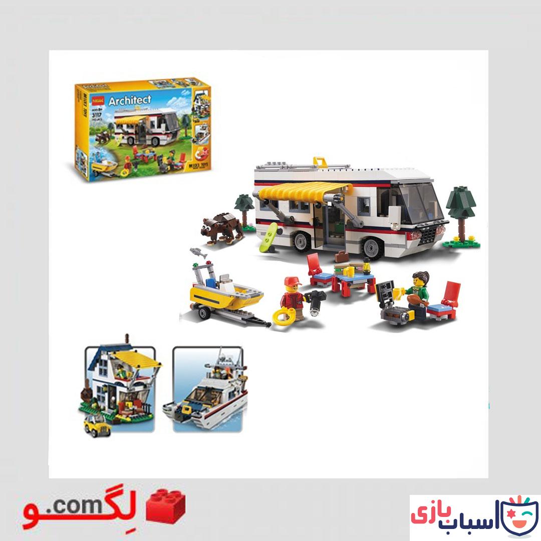 لگو کاروان کمپ سری Architect آیتم ۳۱۱۷ (۳در۱)