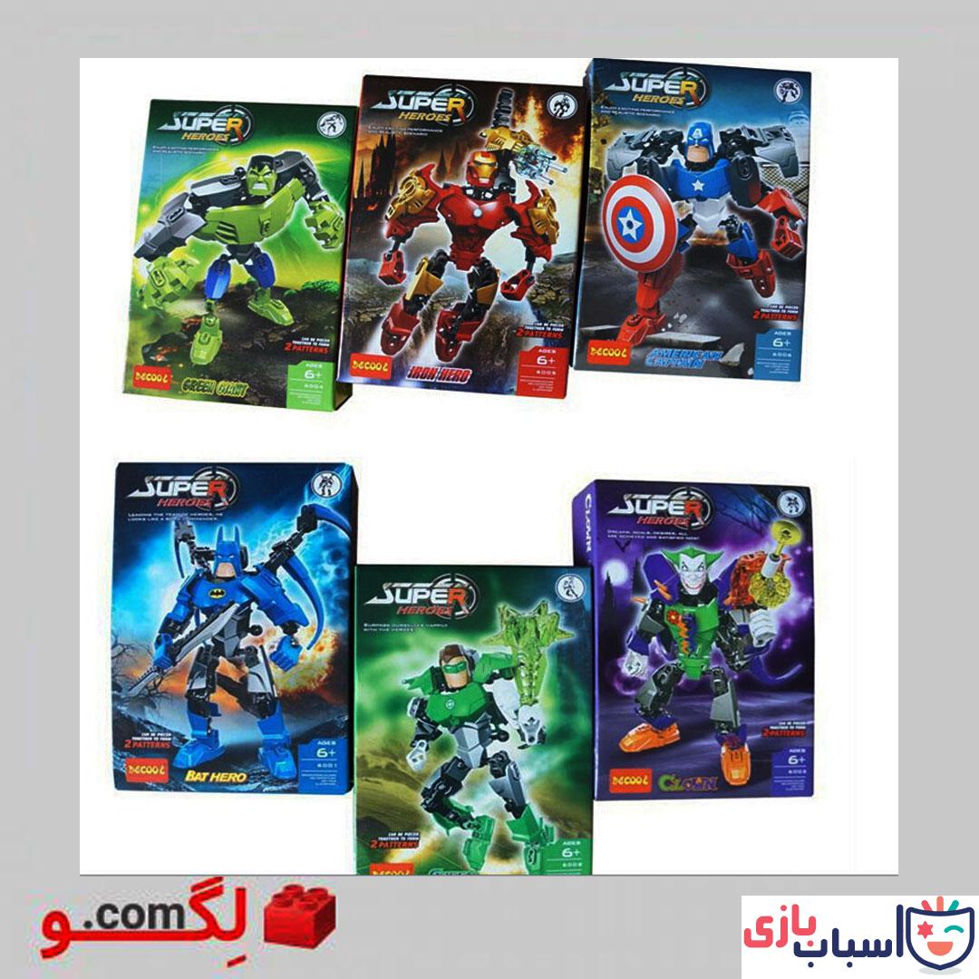 لگو super heroes آیتم AMT6001 الی AMT6006