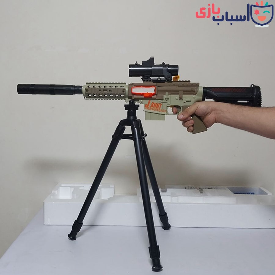 تفنگ پایه دار شارژی رگباری - کد JF72A