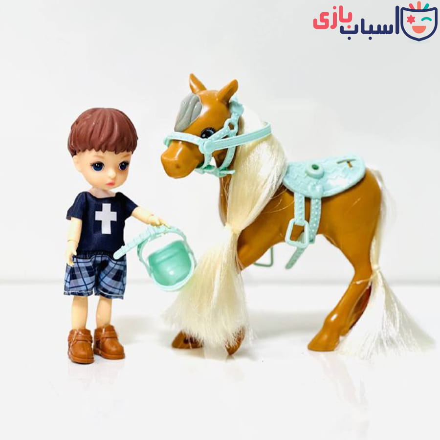 فیگور پسر و اسب 91077