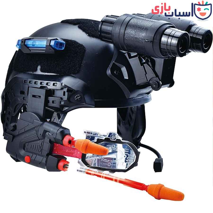 کلاه نظامی چراغ قوه دار تیر پرتاب کن 3_1261