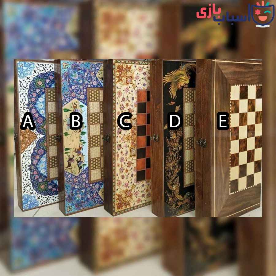 تخته نرد MDF ساده چند مدل