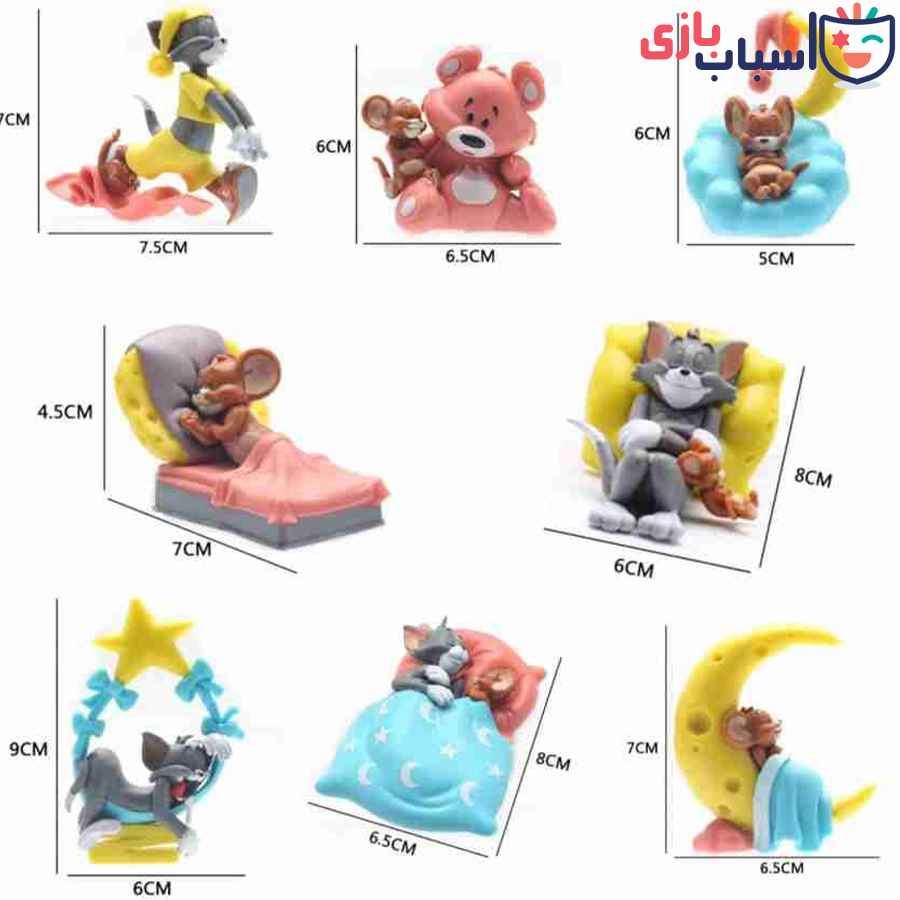 شخصیت تام و جری بسته 8 عددی آیتم 2013