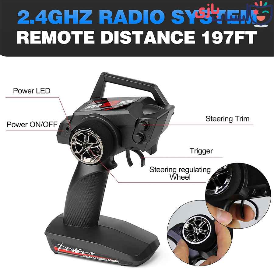کنترلی شارژی 30 کیلومتر wltoys آیتم 184011