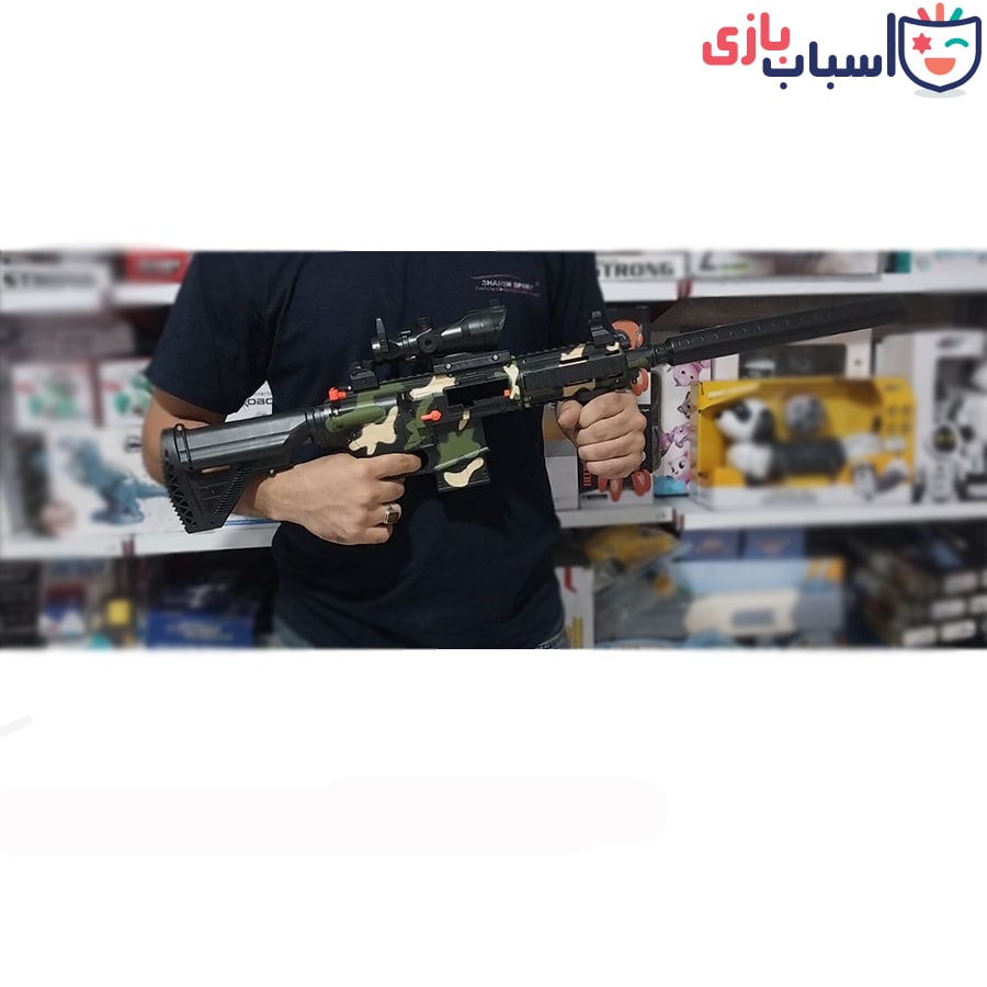 تفنگ تیر ابری شارژی پوکه پران 803