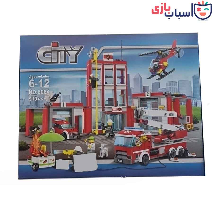 لگو ایستگاه آتش نشانی کد ۶۰۶۴