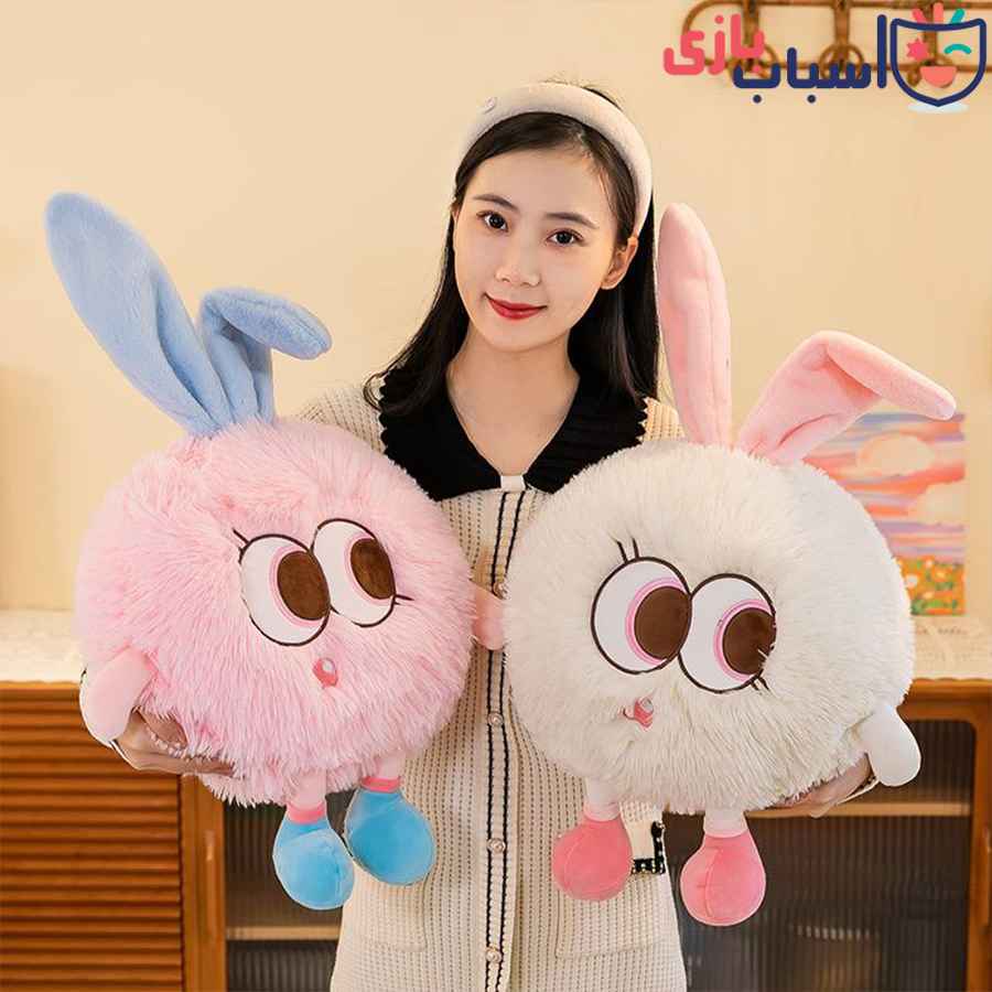 عروسک خرگوش گرد چشم درشت