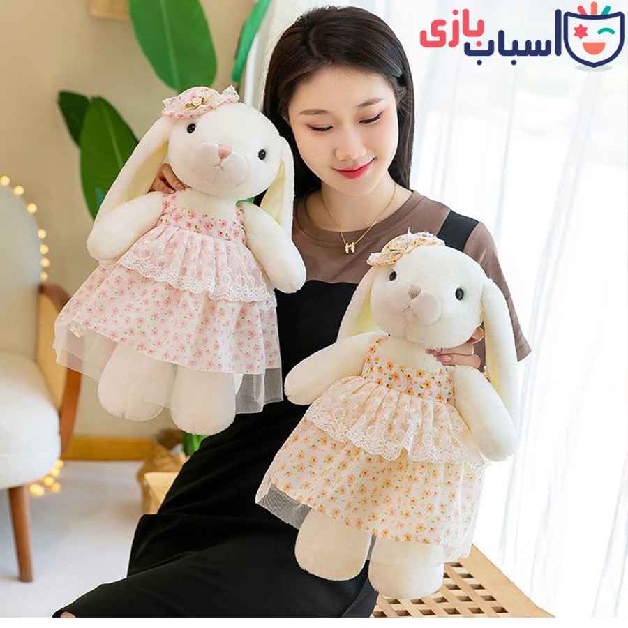 عروسک خرگوش لباس تور دار