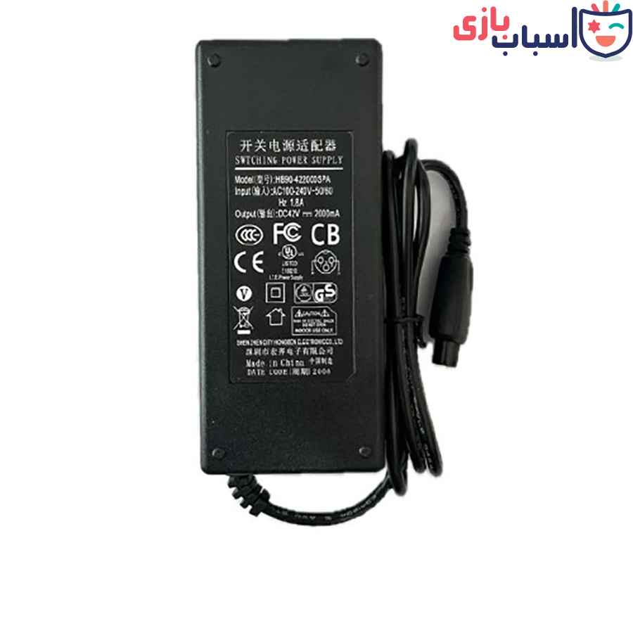 شارژر اسکوتر 42 ولت کد 103