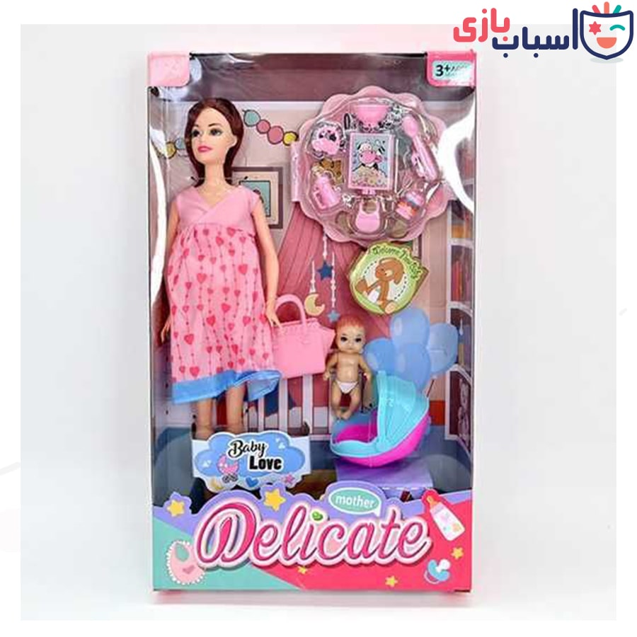 باربی حامله با بچه و کالسکه 30_339