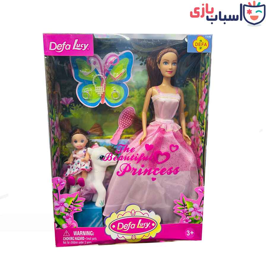 باربی با اسب پونی و بچه اورجینال 8077