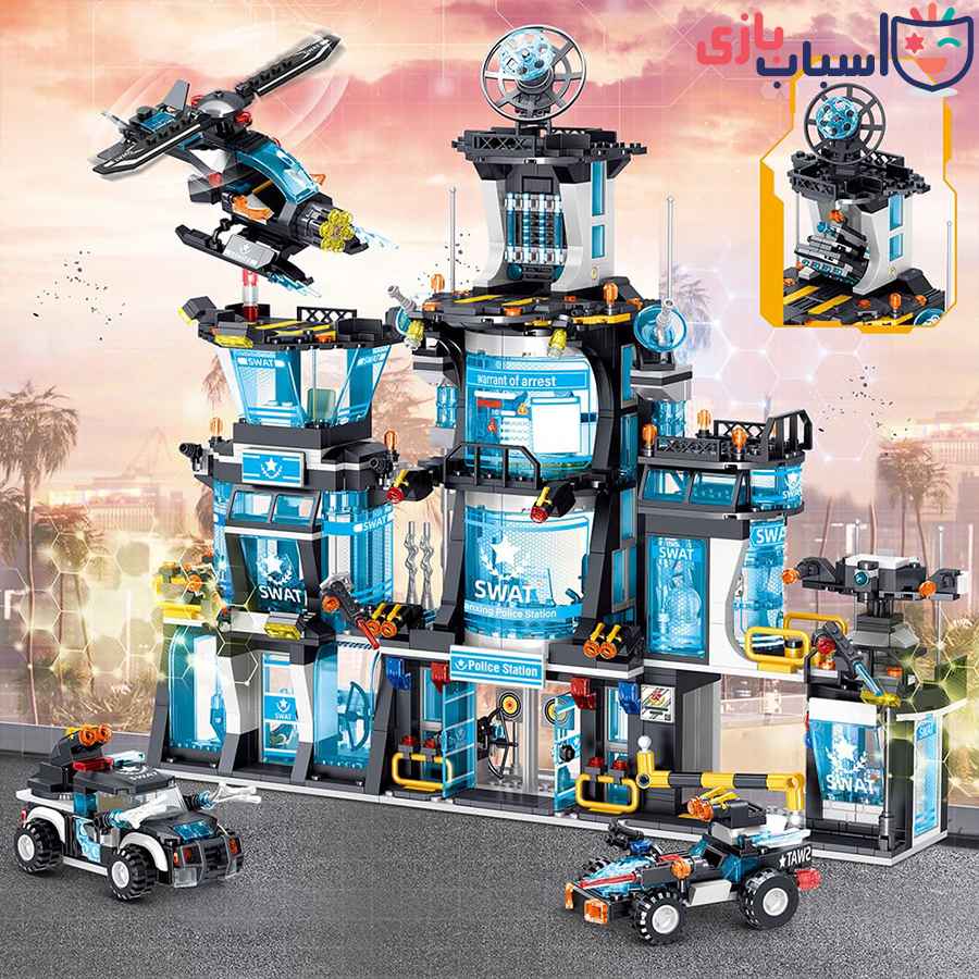 لگو ایستگاه پلیس ویژه 1430 تکه 912024