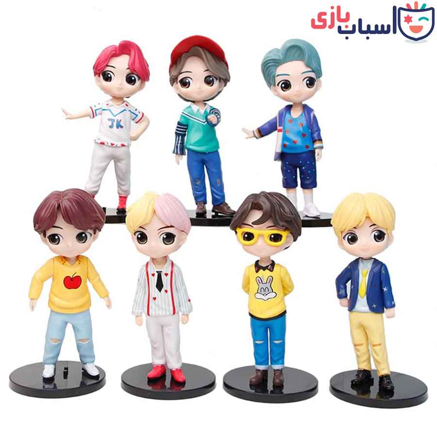 شخصیت بی تی اس بسته 7عددی 166t