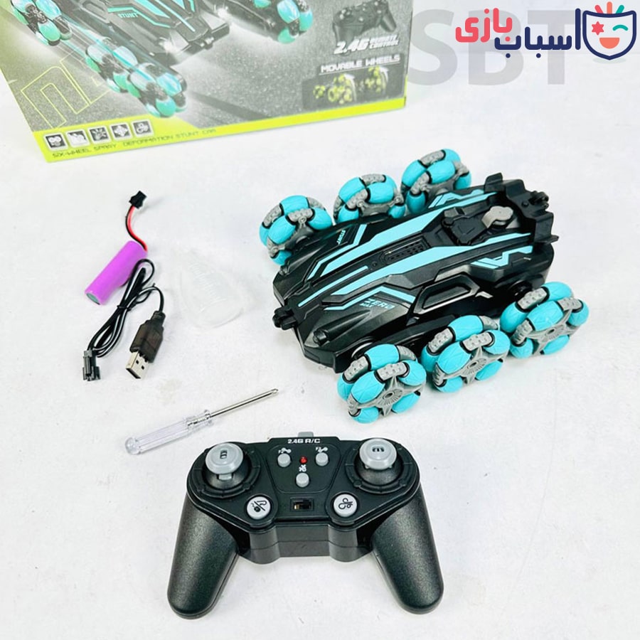 ماشین کنترلی 6چرخ دودزا کد1_905