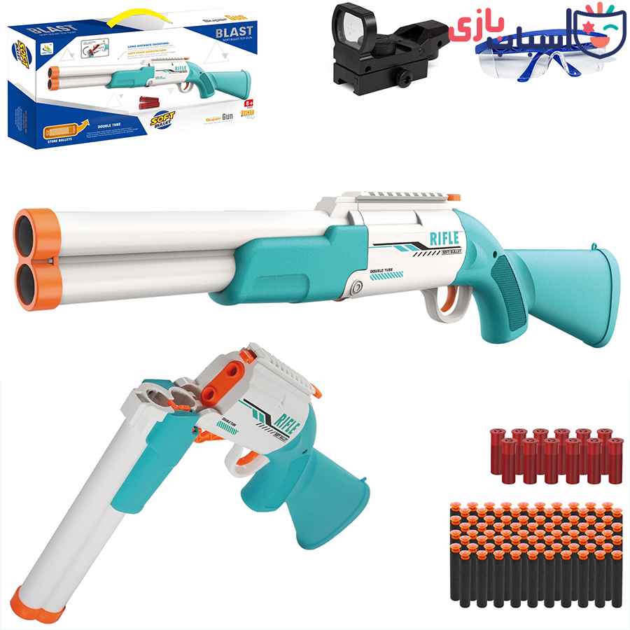 تفنگ دولول تیر ابری پوکه پران 1_9955