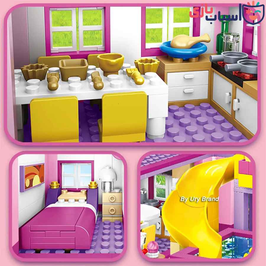 لگو دخترانه 1018 قطعه ای کد 7348