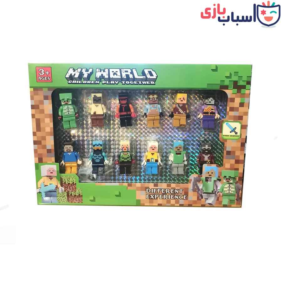 لگو شخصیت مانکرافت 12عددی آیتم 33100