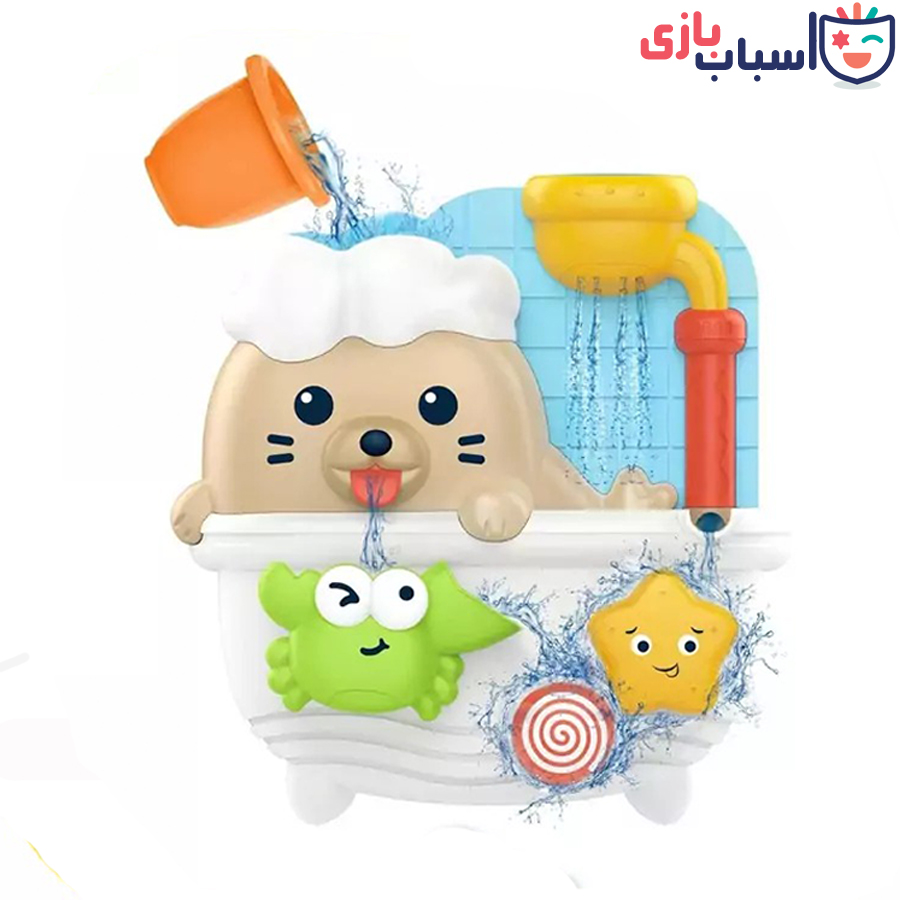 ست‌حمام باتری خور طرح فوک کد 8063
