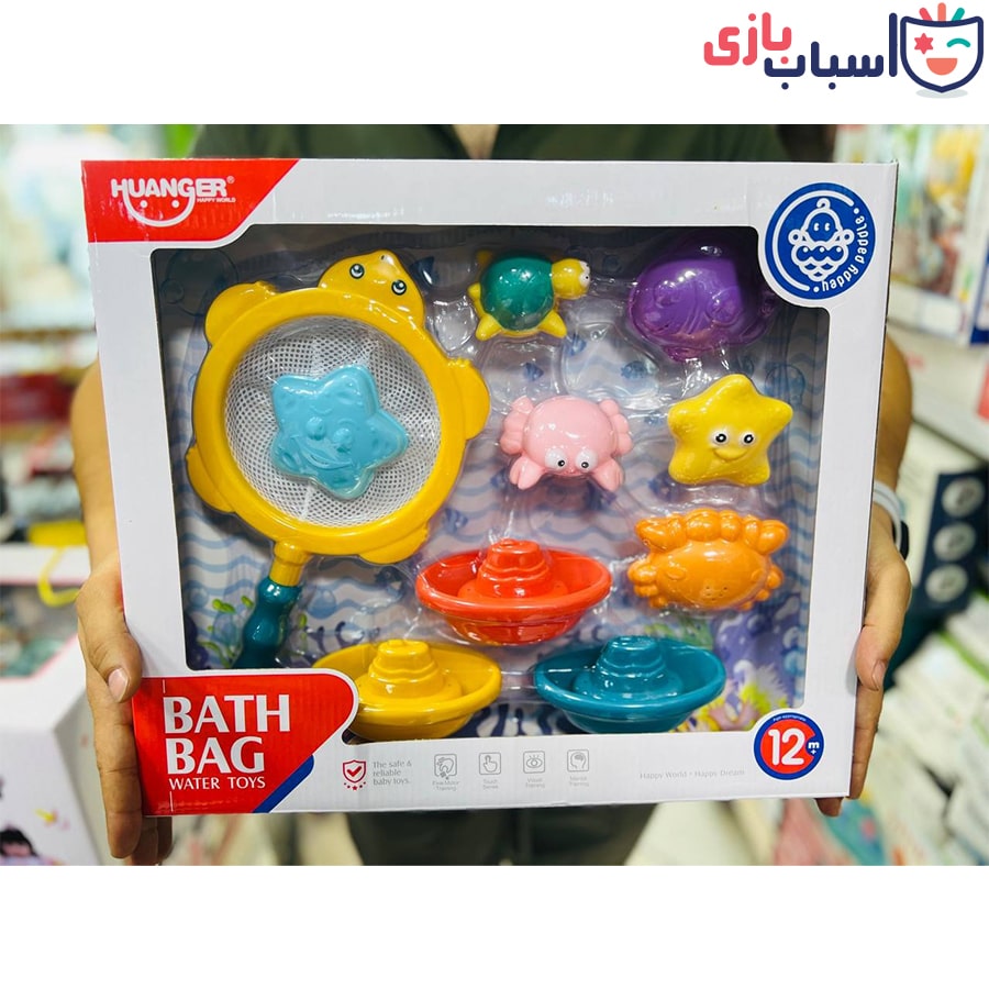 ست ماهیگیری حمام با تور 9عددی کد 0247