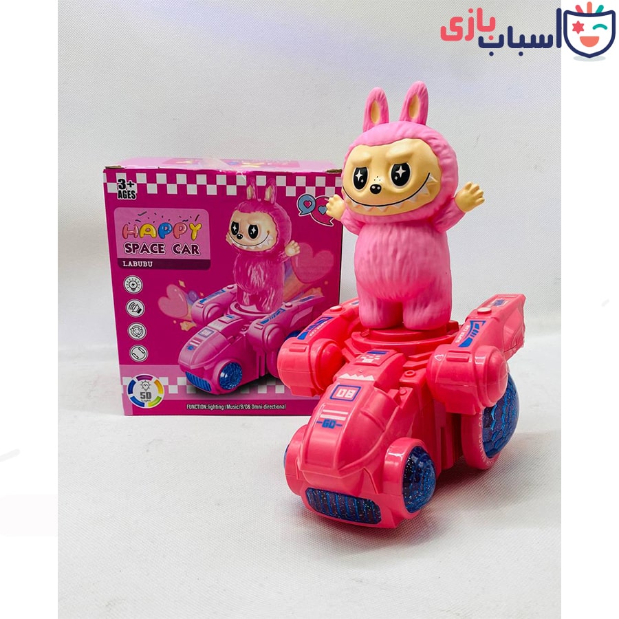 لبوبو ماشین سوار موزیکال چراغدار کد327_617