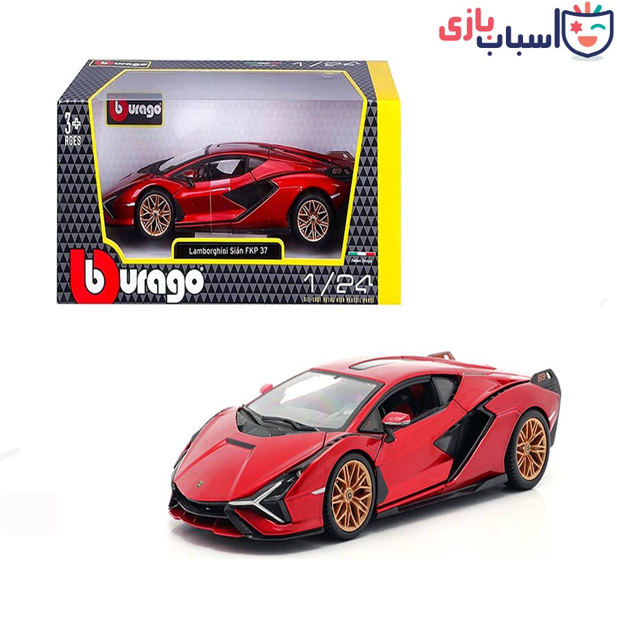 ماشین فلزی لامبورگینی بوراگو burago مقیاس1:24 21099_18