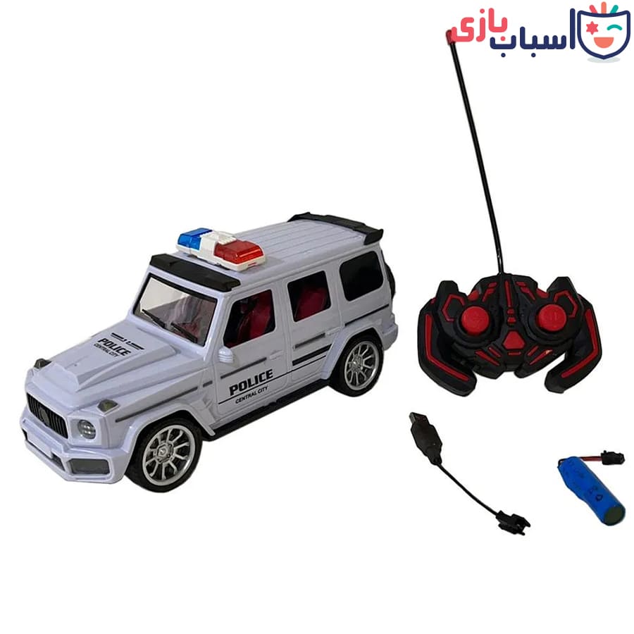 ماشین کنترلی بنز جی کلاس پلیس شارژی کد:13_258