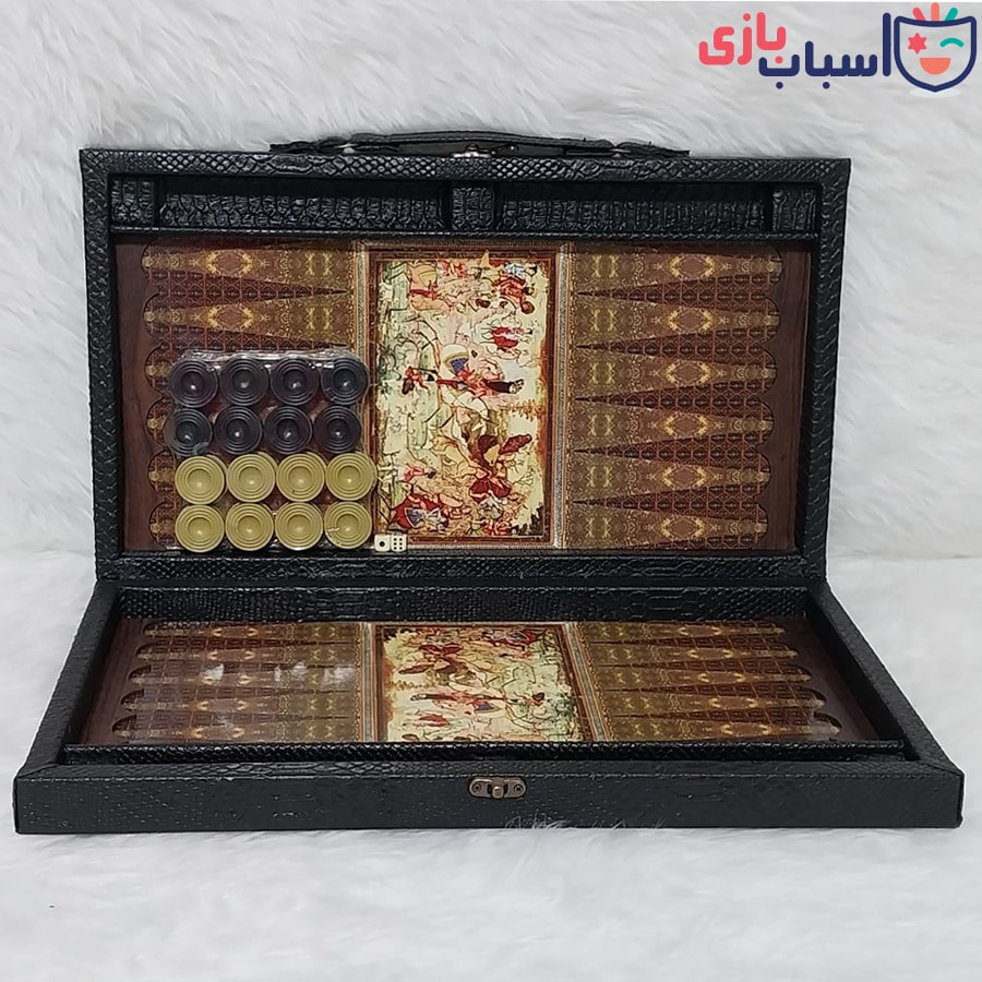 تخته نرد چوبی MDF چرمی کیفی