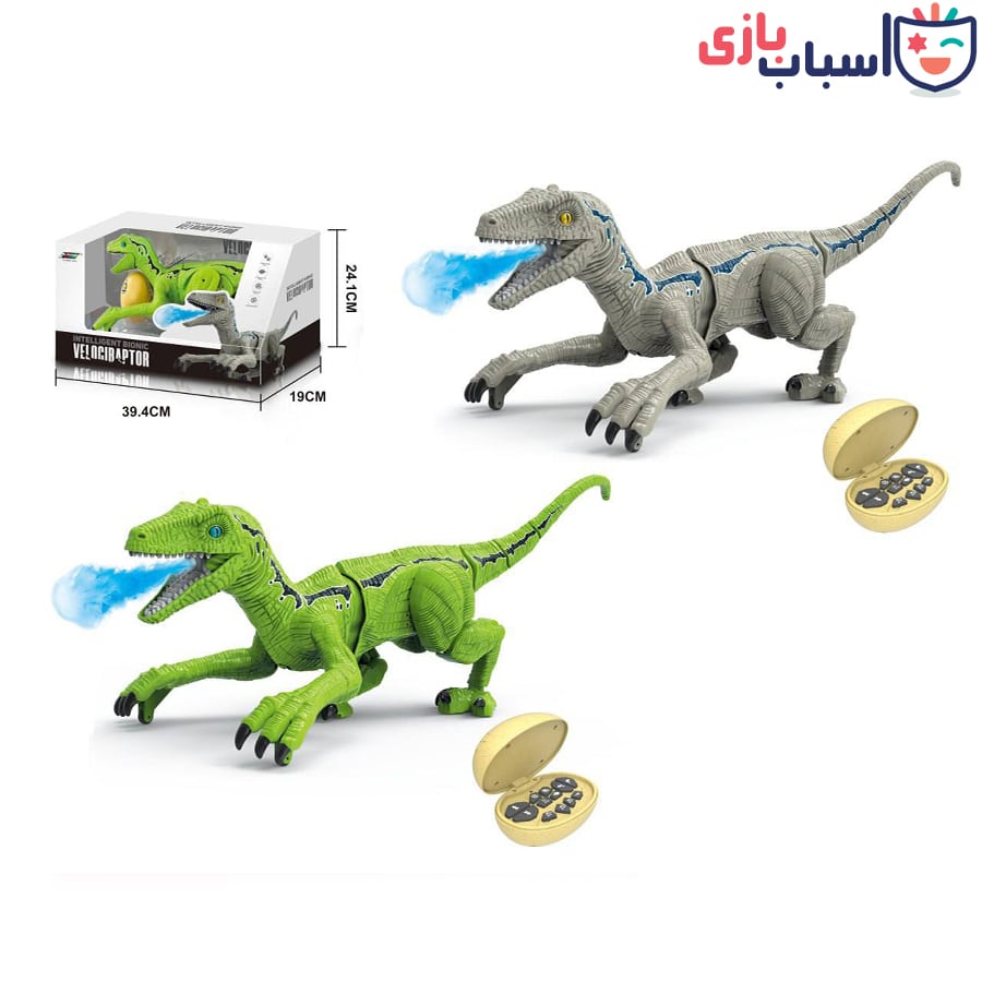 ربات دایناسور کنترلی شارژی دودزا K26
