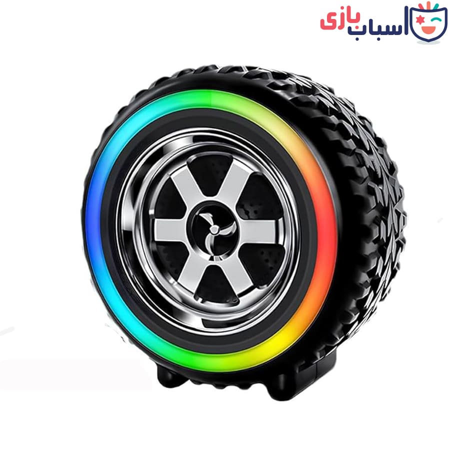 اسپیکر بلوتوث دار شارژی طرح لاستیک 2389