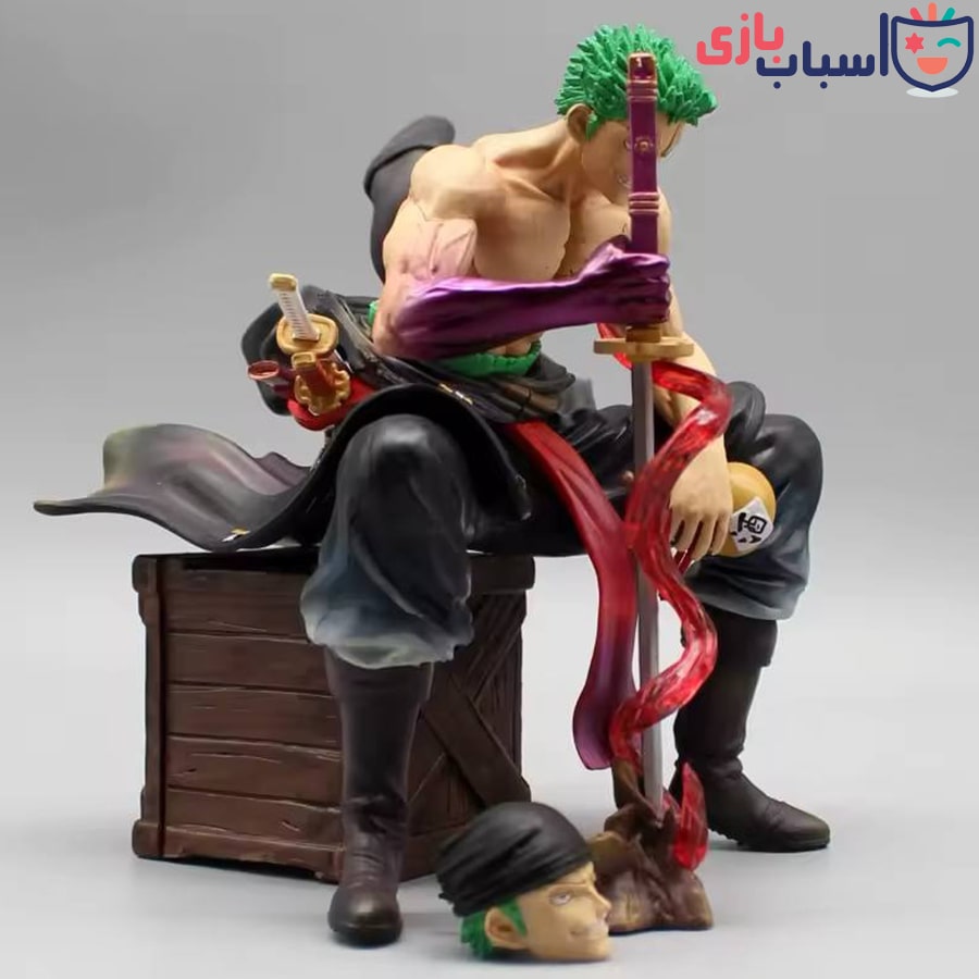 شخصیت زورو نشسته با سر اضافه کد 004_2369