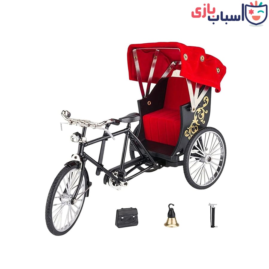 ماکت کالسکه دوچرخه با با اکسسوری 5_6699