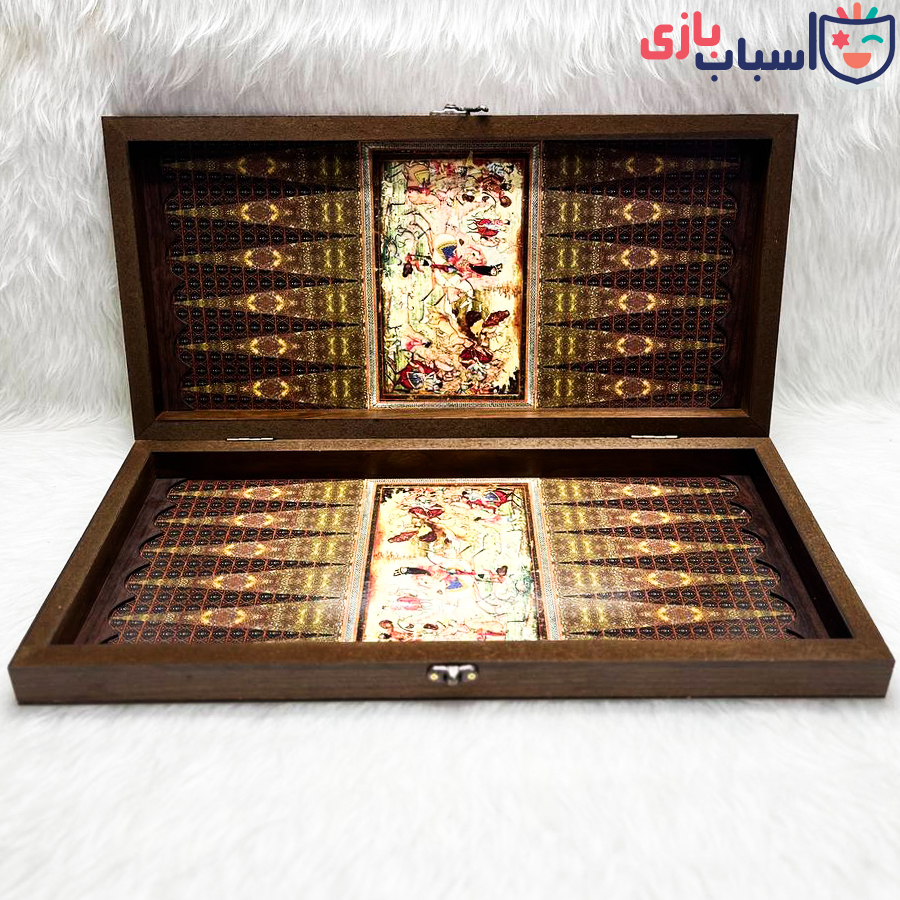تخته نرد MDF ساده طرح چوگان