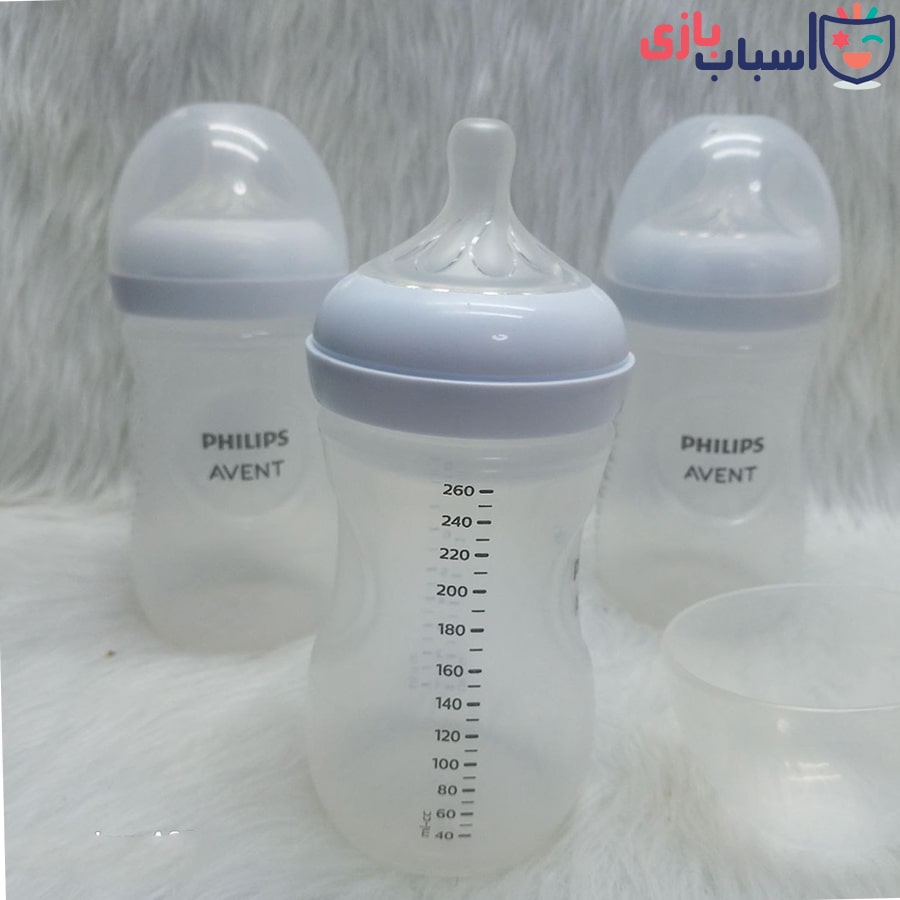 شیشه شیر 260 میل 3عددی فیلیپس PHILIPS مدل اونت AVENT کد 02_900