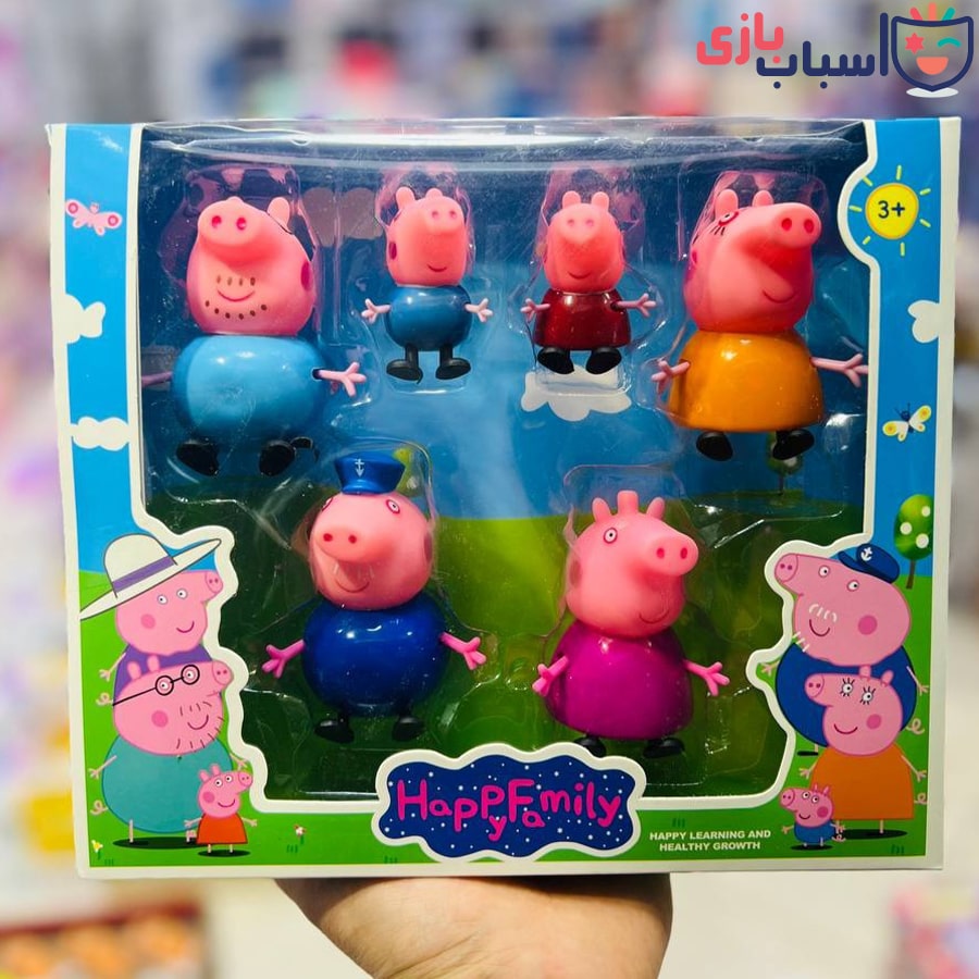 فیگور خانواده پپاپیگ 6عددی