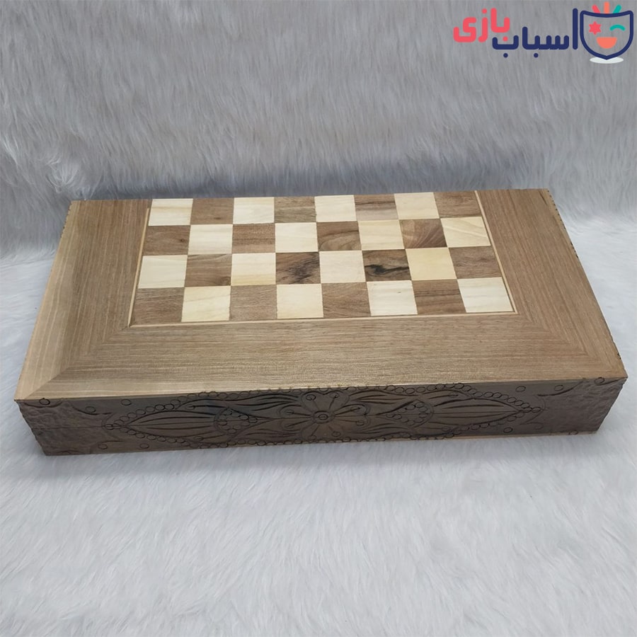 تخته نرد چوب لبه خفاشی