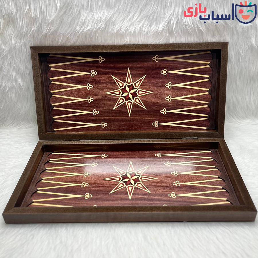 تخته نرد MDF ساده طرح ستاره