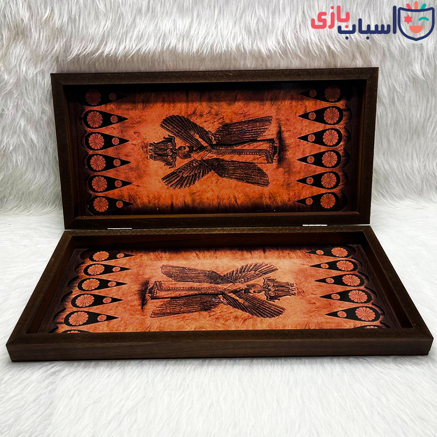 تخته نرد MDF ساده طرح کوروش