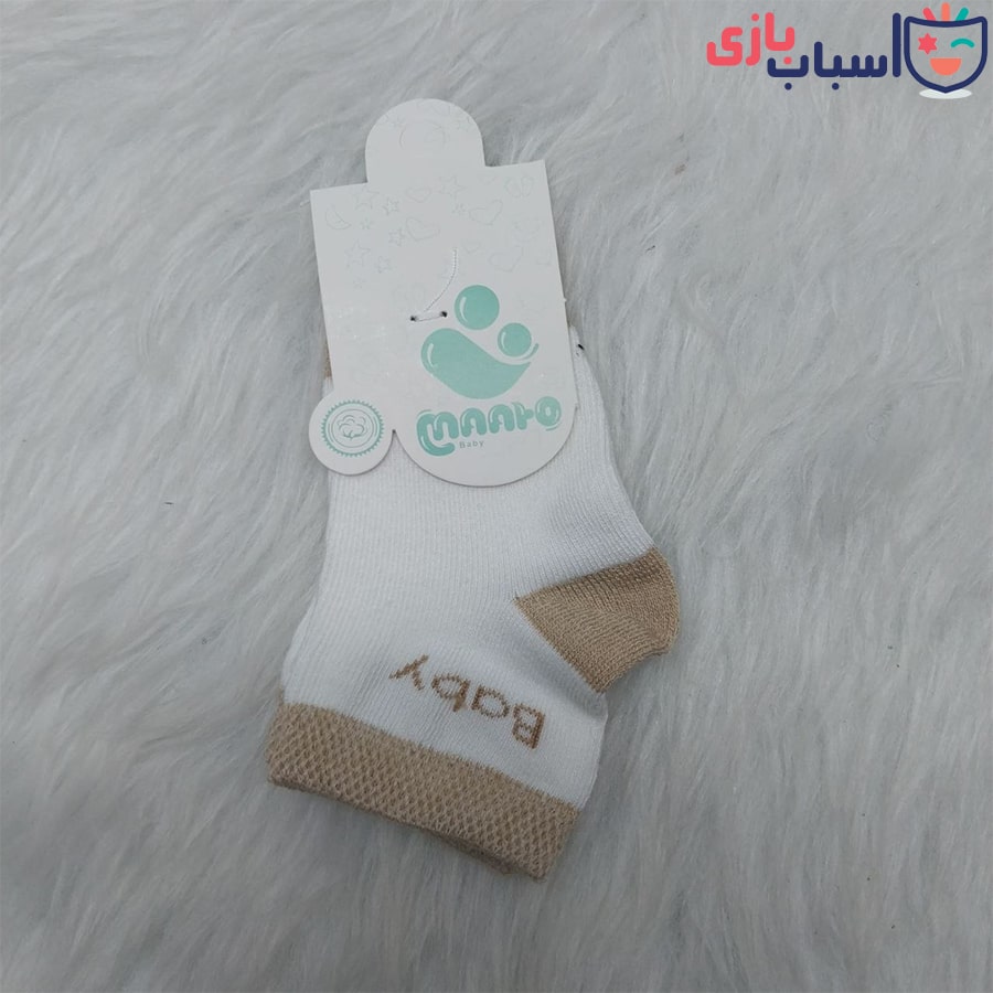 جوراب نوزادی ساقدار طرح دار