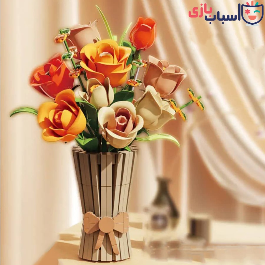 لگو گل رز با پایه 13066