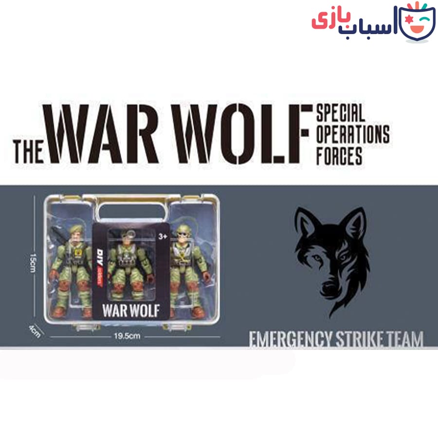 فیگور سرباز 3عددی مفصلی 4_5898