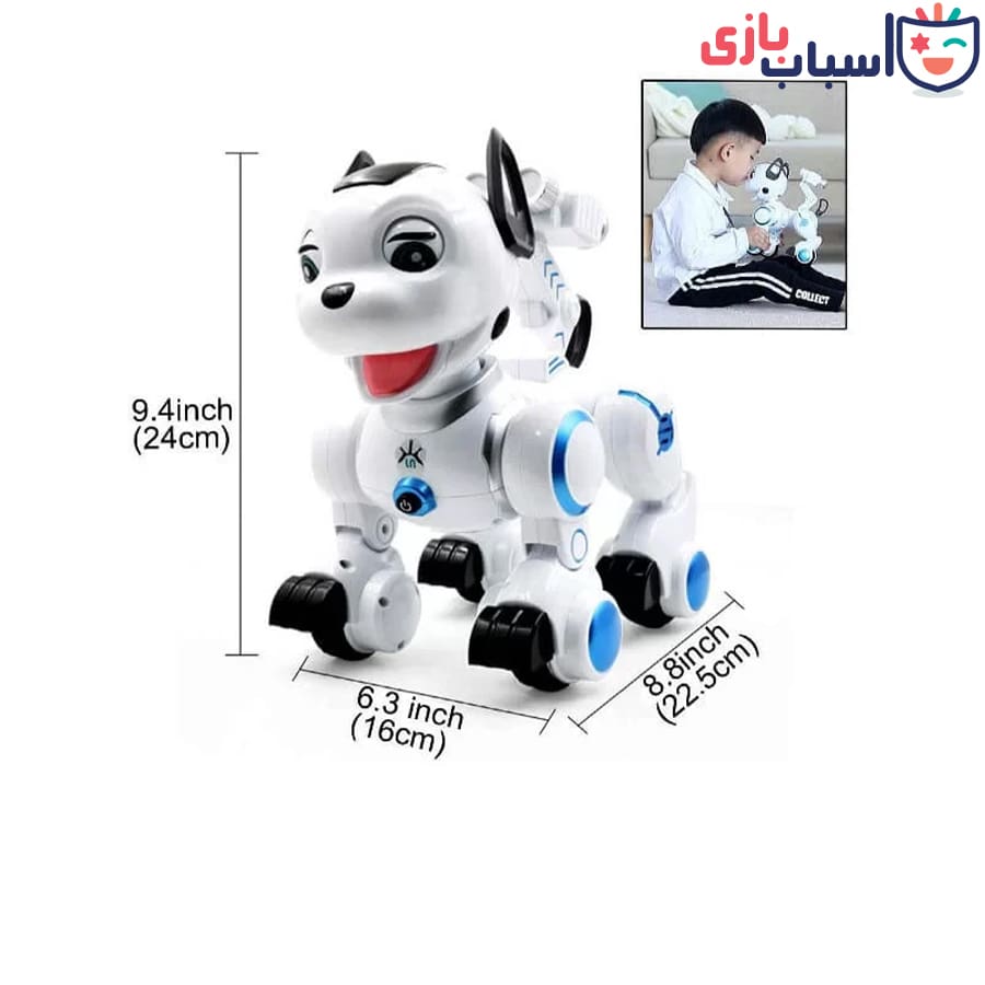 رباتیک کنترلی سگ شارژی k10