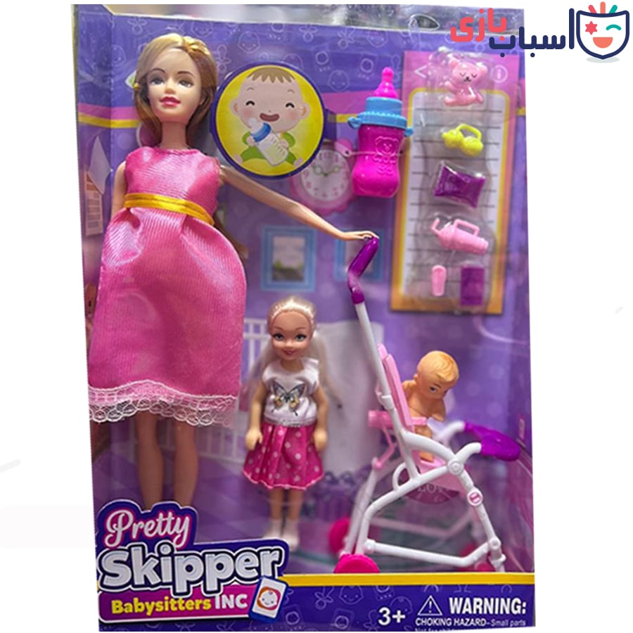 باربی با نوزاد و کالسکه 817