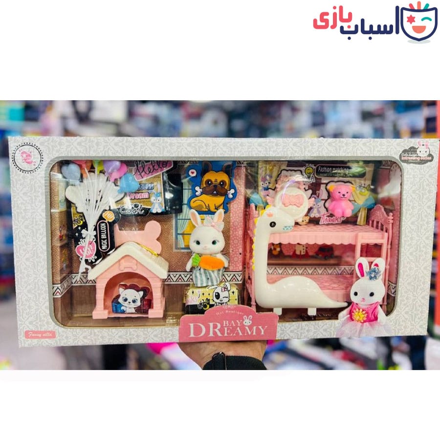 ست خرگوش با تخت 78_286