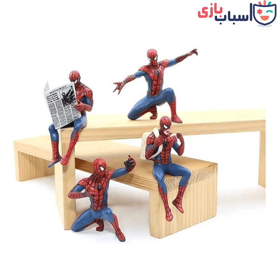 فیگور اسپایدرمن 4 عددی اورجینال