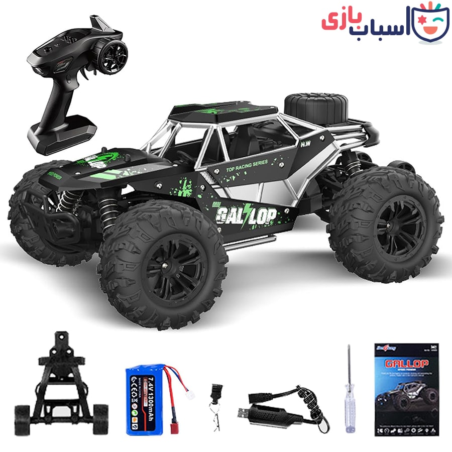 ماشین کنترلی آفرود شارژی موتور براشلس 8808