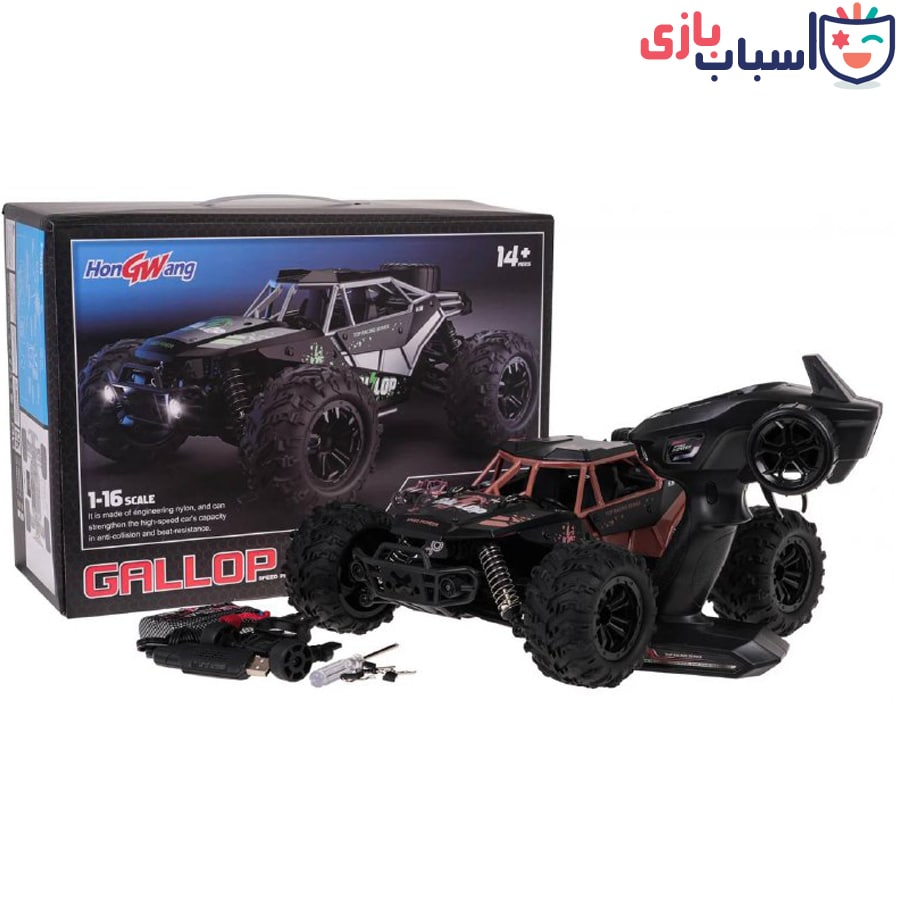 ماشین کنترلی آفرود شارژی موتور براشلس 8808