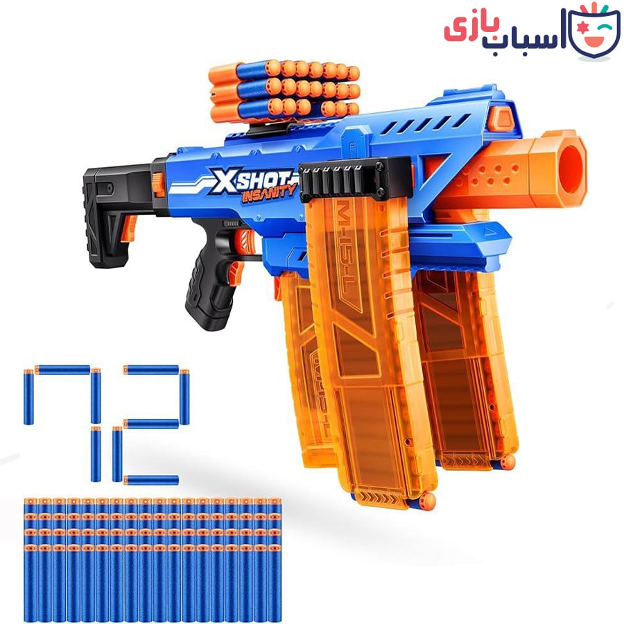 تفنگ بازی X SHOT اورجینال 36786
