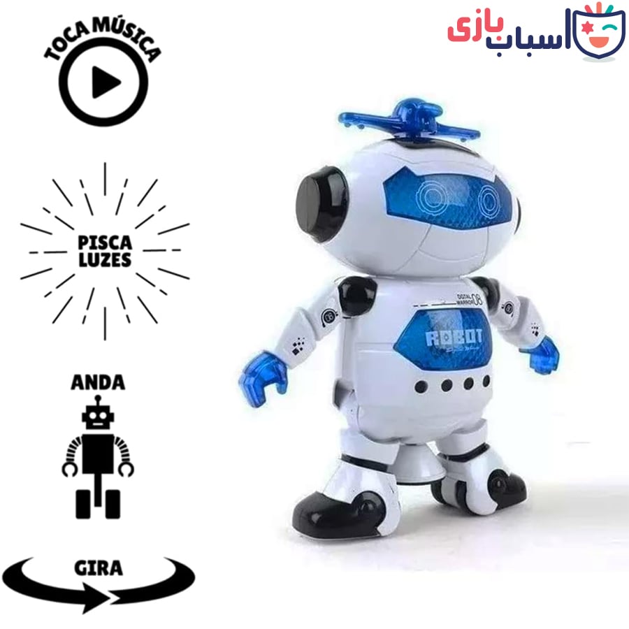 اسباب ربات رقاص چرخشی باتری خور 917
