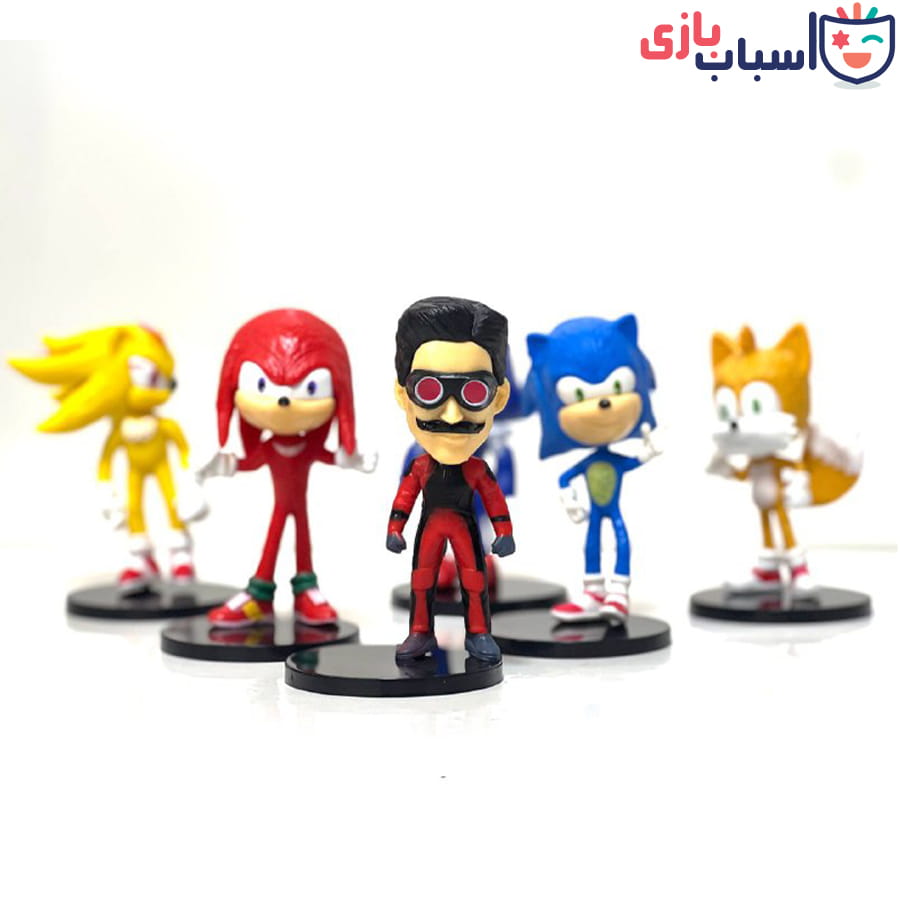 فیگور سونیک پایه دار تک جعبه 6عددی 5088